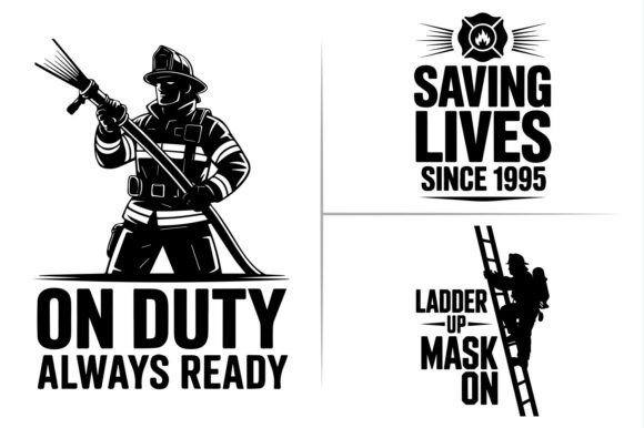 Download Hero Firefighter Craft Design Bundle Set - Premium Resources
