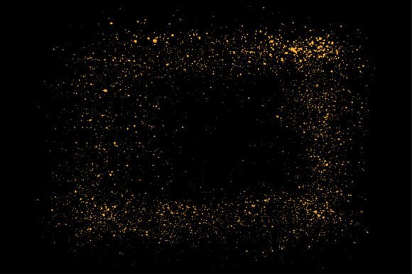 Download Gold Glitter Background Design Element - Round design Collection