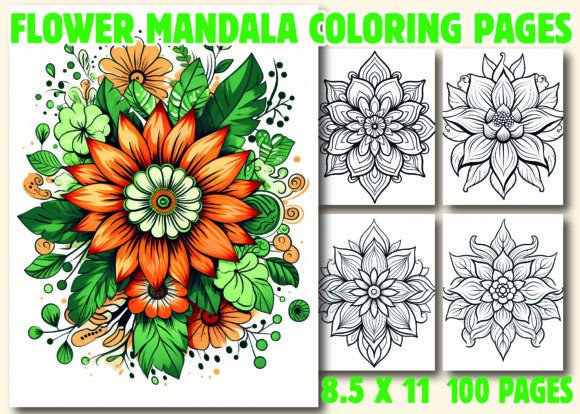 Download Flower Mandala Coloring Pages - Flower Collection