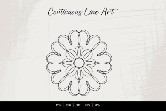 Download Mandala Flower Line Art - Flower Collection
