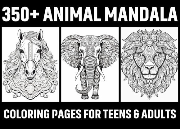Download 350+ Animal Mandala Coloring Pages - Mandala coloring pages Collection
