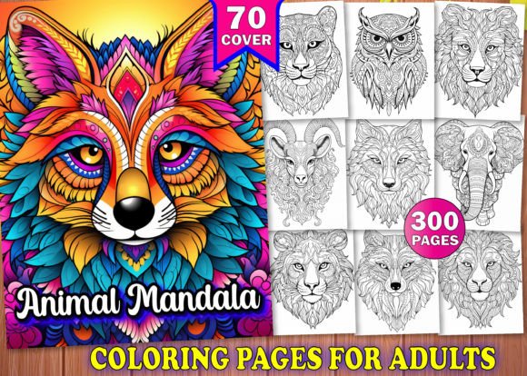 Download 300 Adults Animal Mandala Coloring Pages - Mandala coloring pages Collection